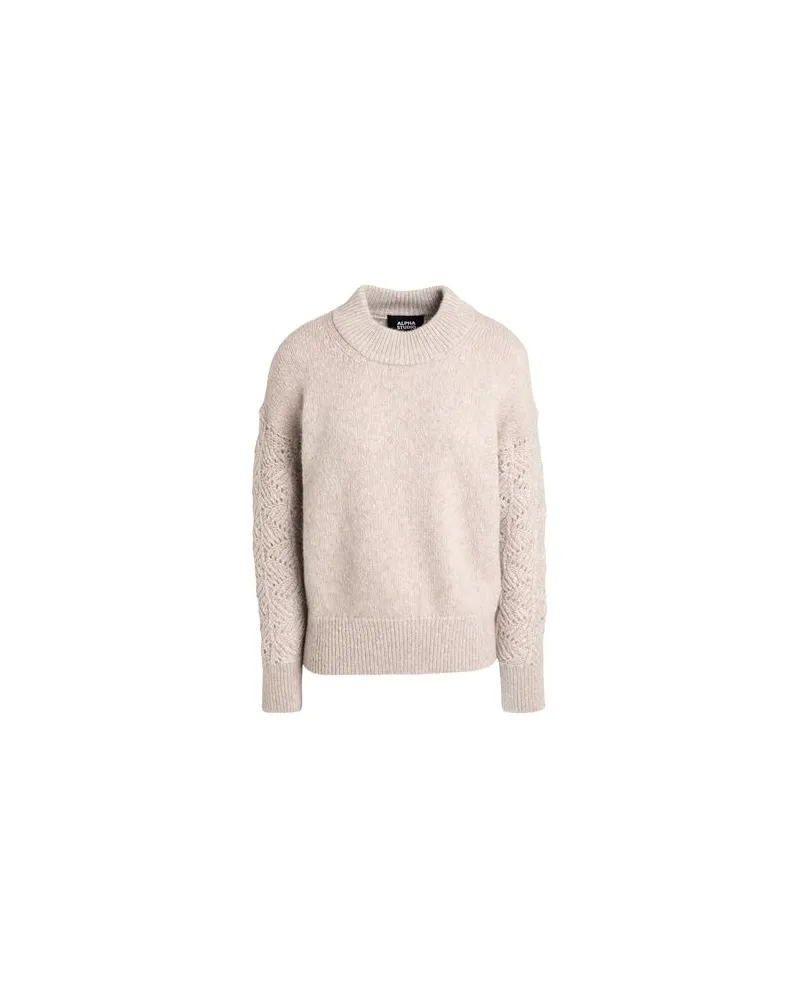 Alpha Studio STRICKWAREN - Pulloverauf YOOX.COM Beige