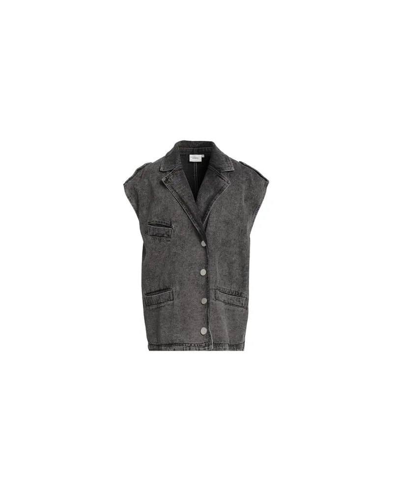 Gestuz JACKEN & MÄNTEL - Jeansjacken/Mäntelauf YOOX.COM Schwarz