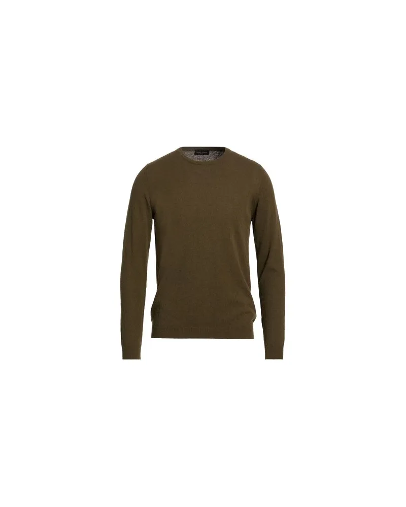Roberto Collina STRICKWAREN - Pulloverauf YOOX.COM Militärgrün