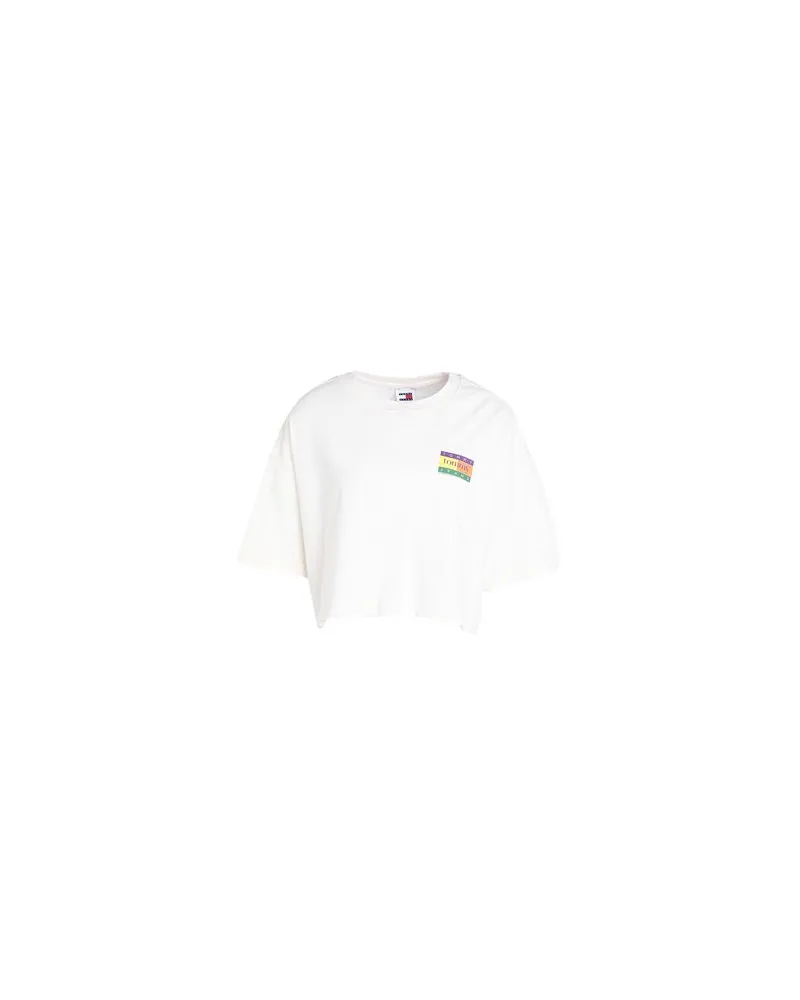 Tommy Hilfiger TOPS - T-shirtsauf YOOX.COM Cremeweiß