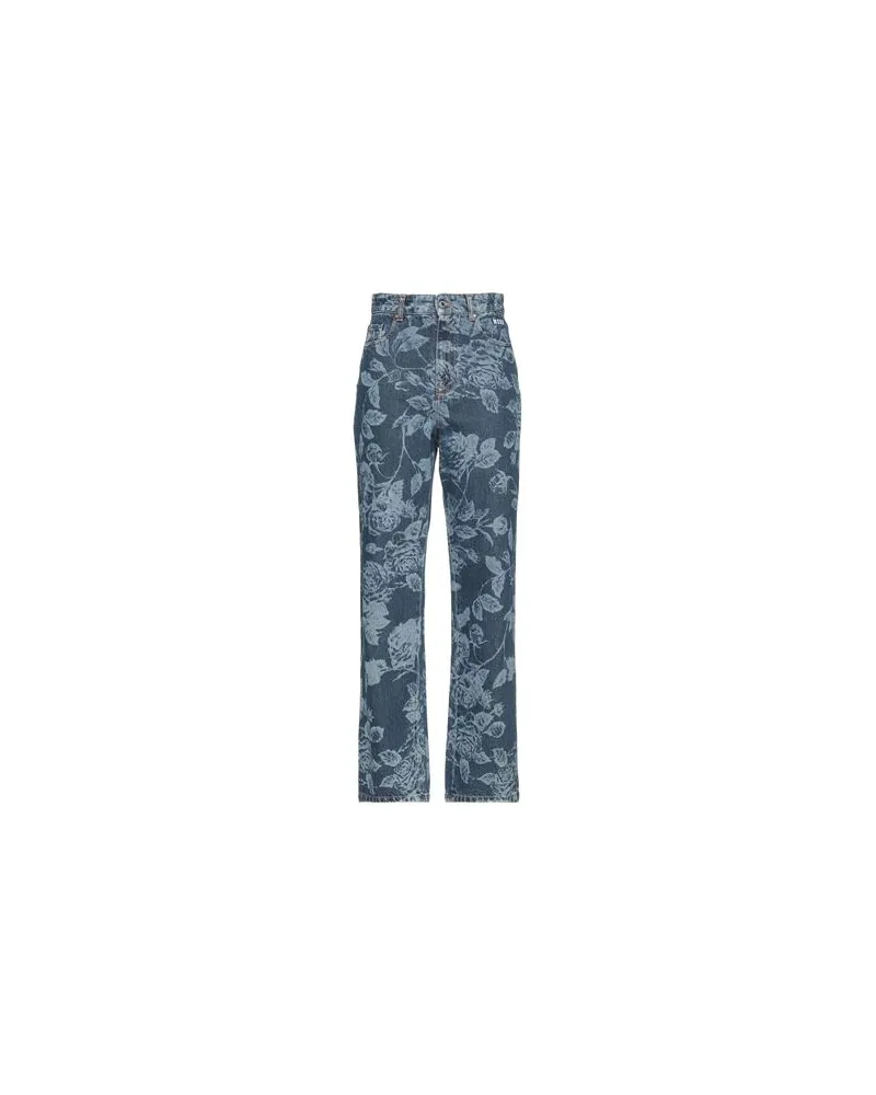 MSGM HOSEN & RÖCKE - Jeanshosenauf YOOX.COM Blau