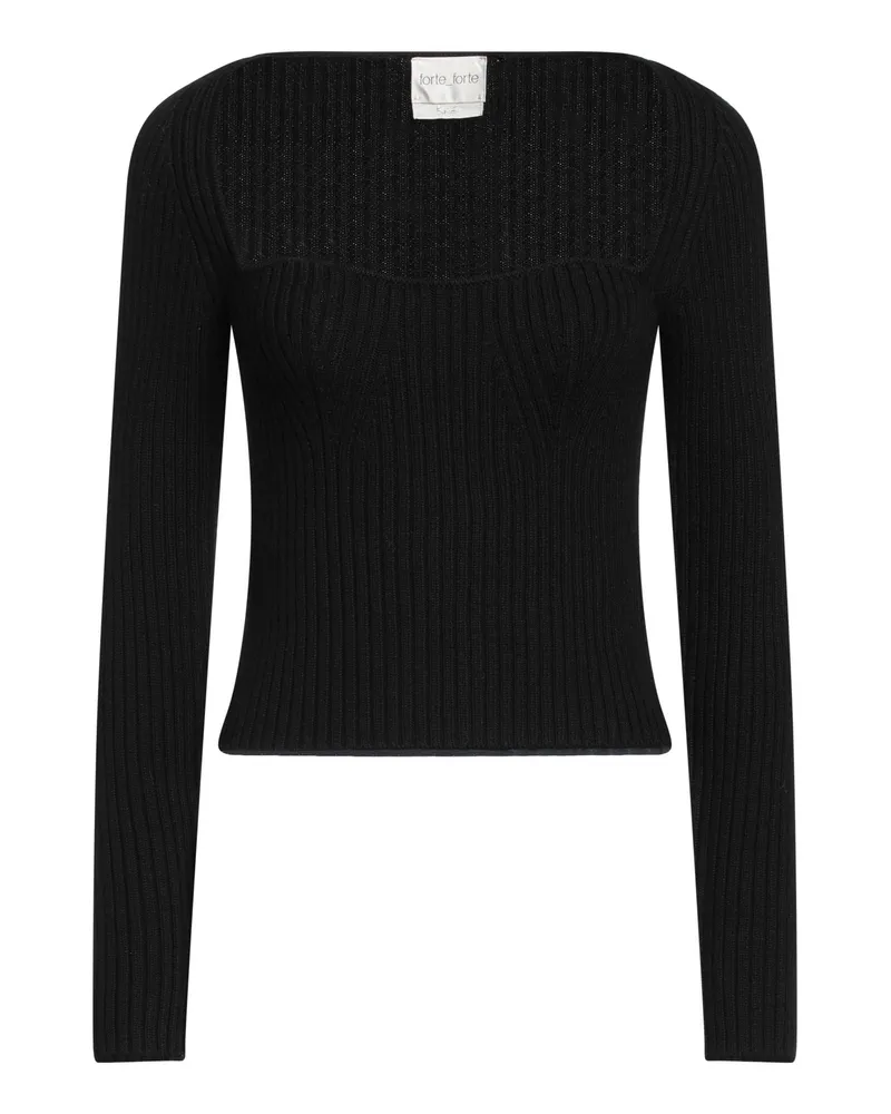 forte_forte Pullover Schwarz