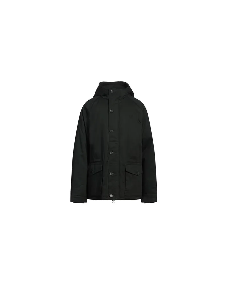 Fred Perry JACKEN & MÄNTEL - Mäntelauf YOOX.COM Dunkelgrün