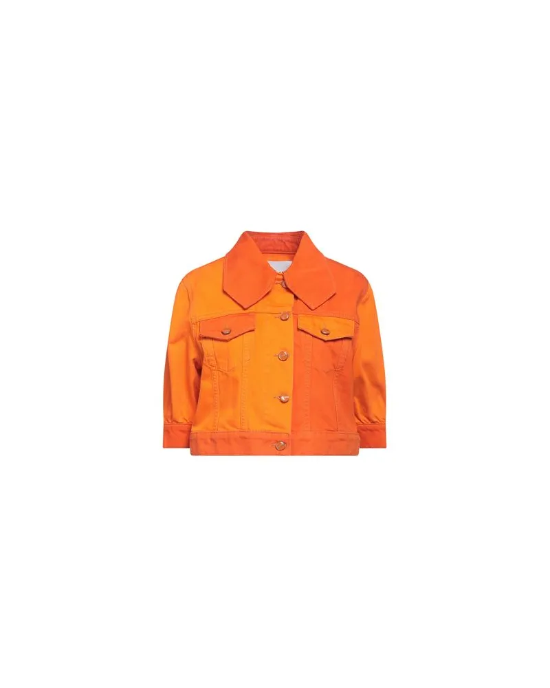 Ganni JACKEN & MÄNTEL - Jeansjacken/Mäntelauf YOOX.COM Orange