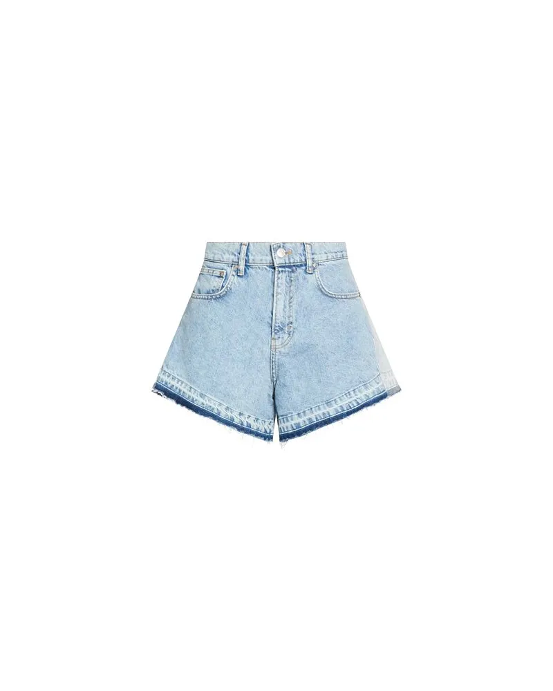 Moschino HOSEN & RÖCKE - Jeansshortsauf YOOX.COM Blau
