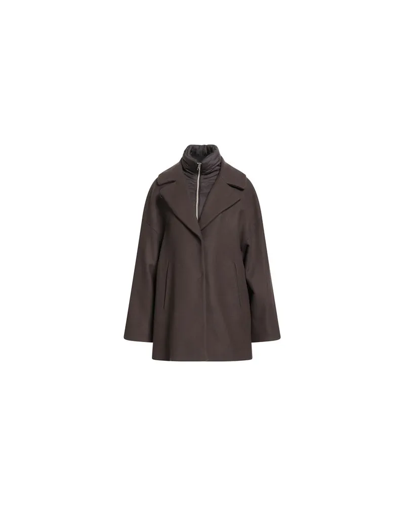 Herno JACKEN & MÄNTEL - Mäntelauf YOOX.COM Schokobraun