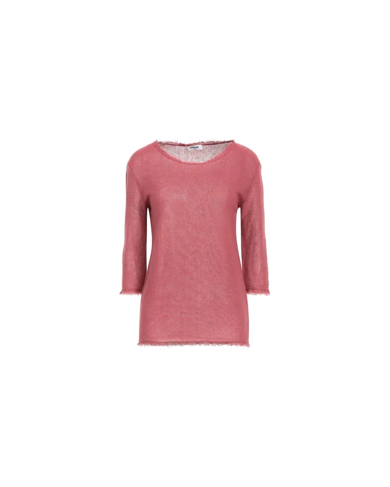 BASE Milano STRICKWAREN - Pulloverauf YOOX.COM Ziegelrot