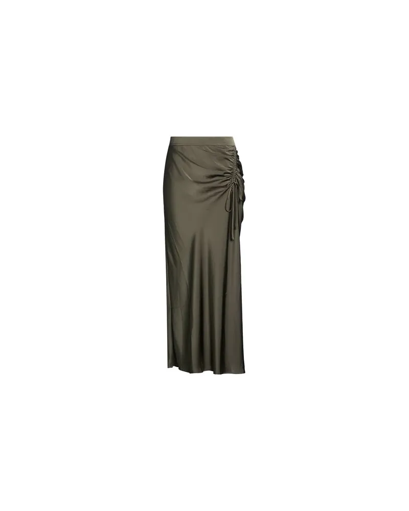 AllSaints HOSEN & RÖCKE - Maxi-Röckeauf YOOX.COM Dunkelgrün