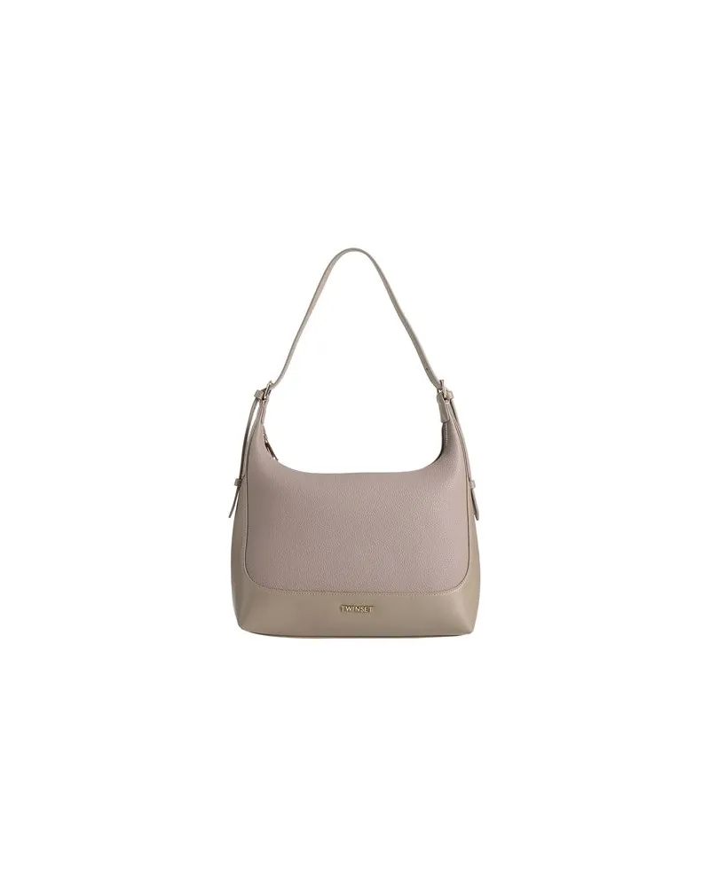 Twin-Set TASCHEN - Schultertaschenauf YOOX.COM Maulwurfsgrau