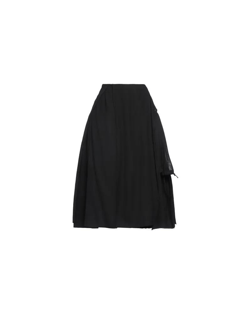 Yohji Yamamoto HOSEN & RÖCKE - Midi-Röckeauf YOOX.COM Schwarz