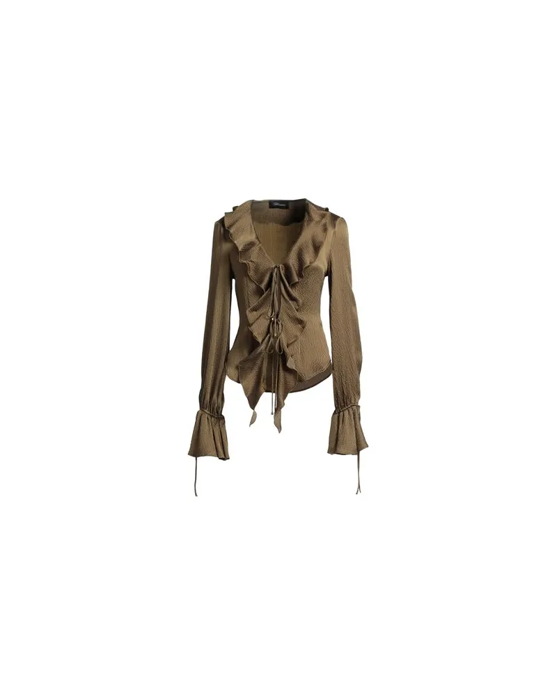 Blumarine TOPS - Hemdenauf YOOX.COM Militärgrün