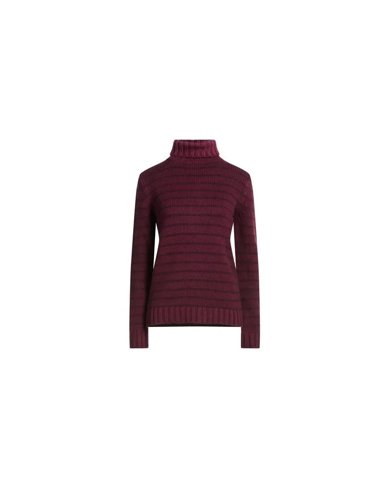 BASE Milano STRICKWAREN - Rollkragenpulloverauf YOOX.COM Pflaume