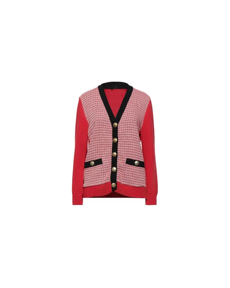 Pinko STRICKWAREN - Strickjackenauf YOOX.COM Rot