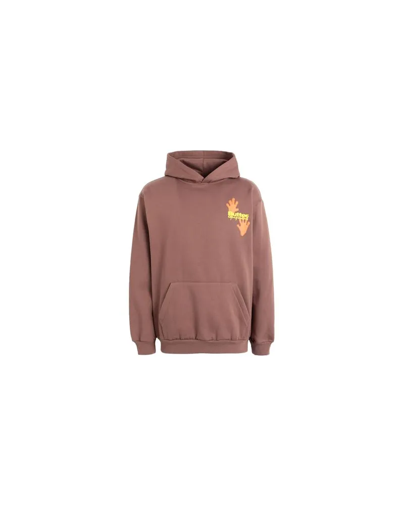 Butter Goods AMPHIBIAN PULLOVER - TOPS - Sweatshirtsauf YOOX.COM Schokobraun