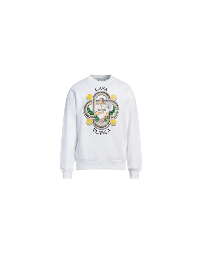 Casablanca Paris TOPS - Sweatshirtsauf YOOX.COM Weiß