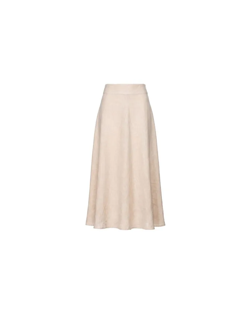 120% Lino HOSEN & RÖCKE - Maxi-Röckeauf YOOX.COM Beige