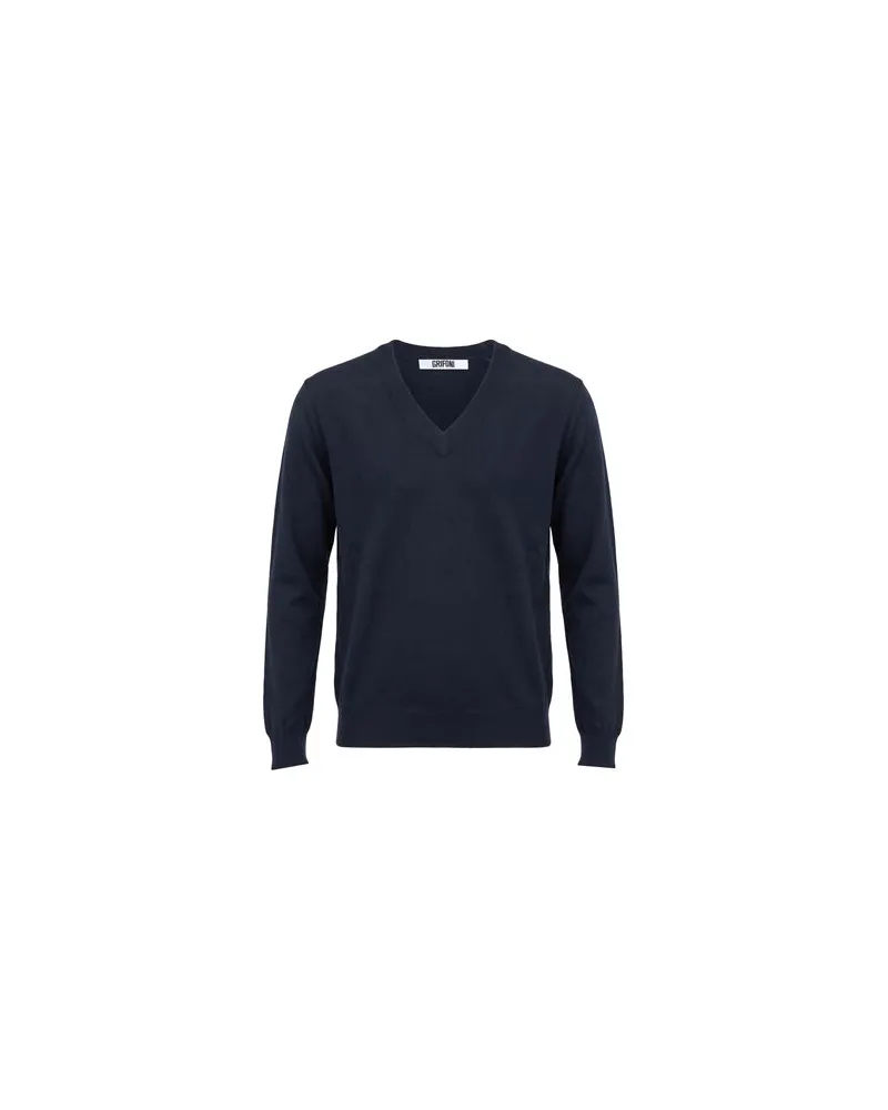 Mauro Grifoni STRICKWAREN - Pulloverauf YOOX.COM Marineblau