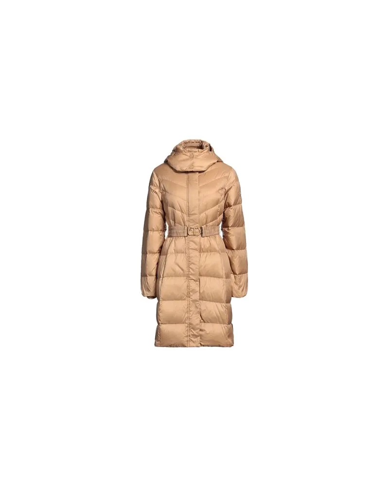 Twin-Set JACKEN & MÄNTEL - Pufferjacken & Daunenjackenauf YOOX.COM Sand