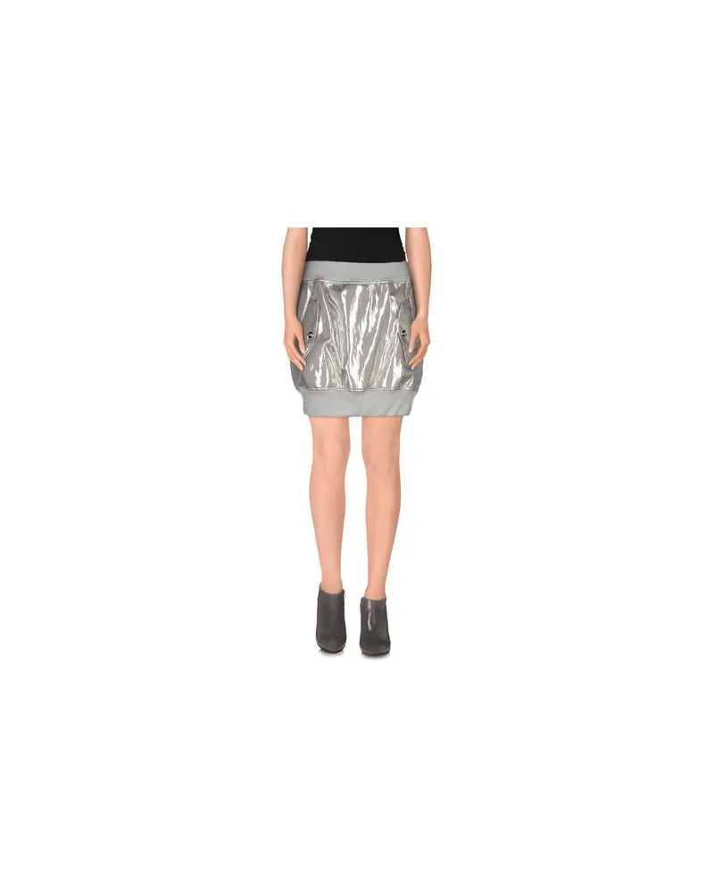 Moschino HOSEN & RÖCKE - Miniröckeauf YOOX.COM Silber