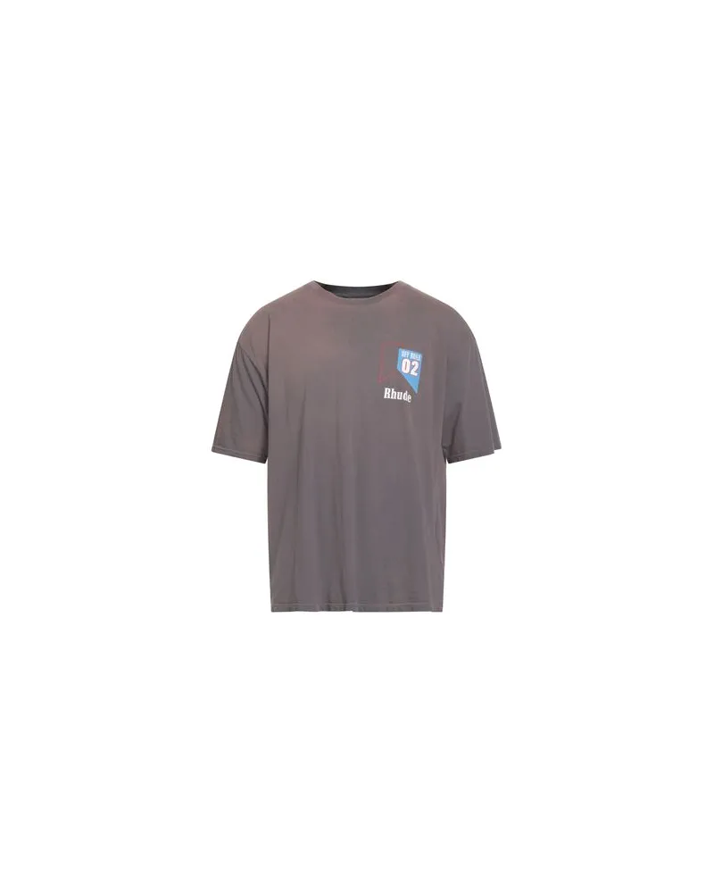 RHUDE TOPS - T-shirtsauf YOOX.COM Maulwurfsgrau