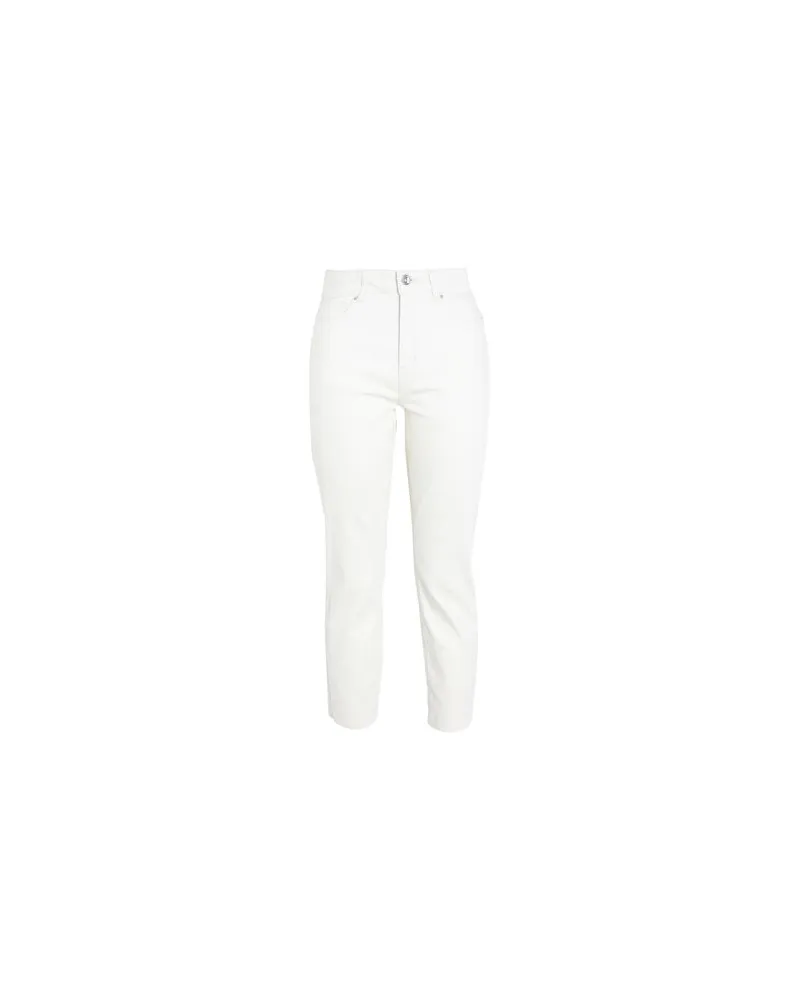 Vero Moda HOSEN & RÖCKE - Jeanshosenauf YOOX.COM Elfenbein