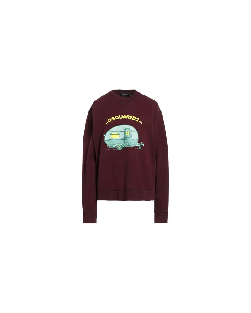 Dsquared2 TOPS - Sweatshirtsauf YOOX.COM Bordeaux