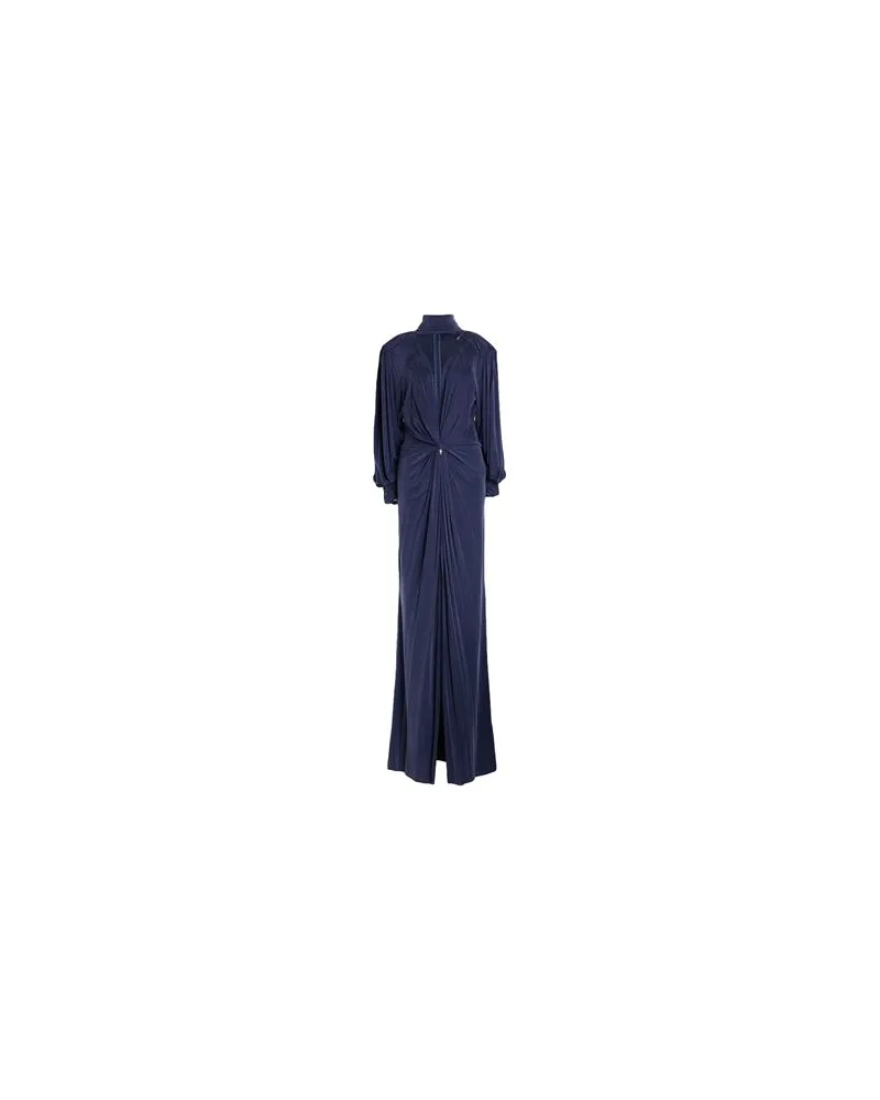 Elisabetta Franchi RED CARPET - KLEIDER - Maxi-Kleiderauf YOOX.COM Marineblau