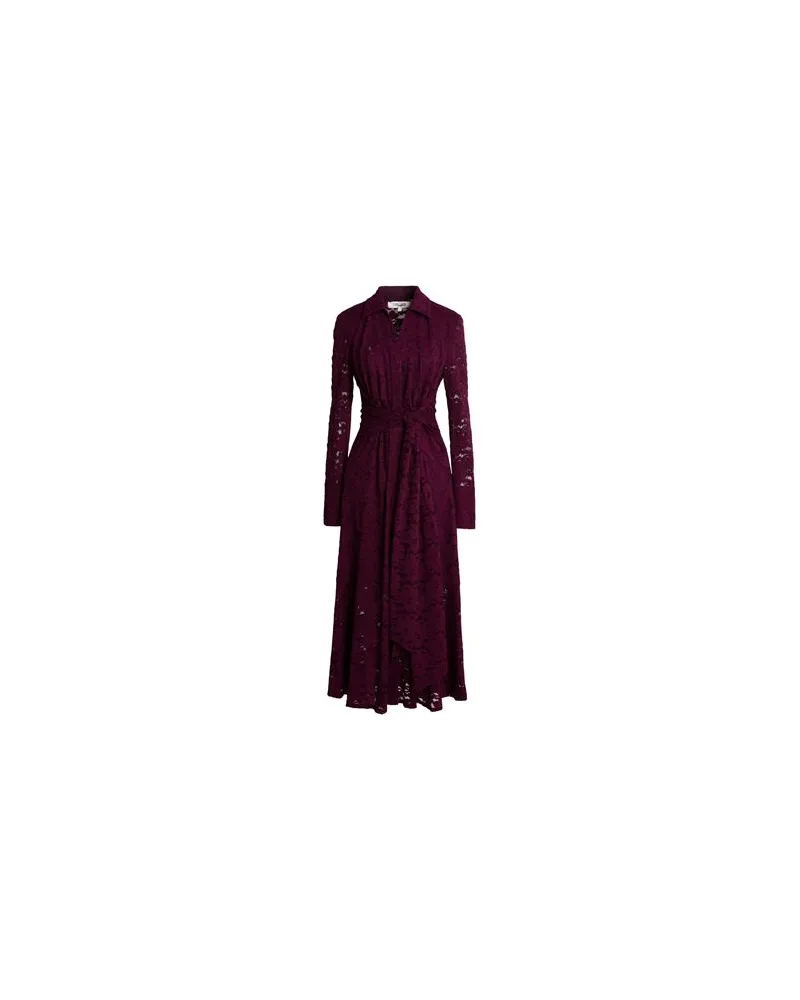 Diane von Furstenberg KLEIDER - Maxi-Kleiderauf YOOX.COM Pflaume