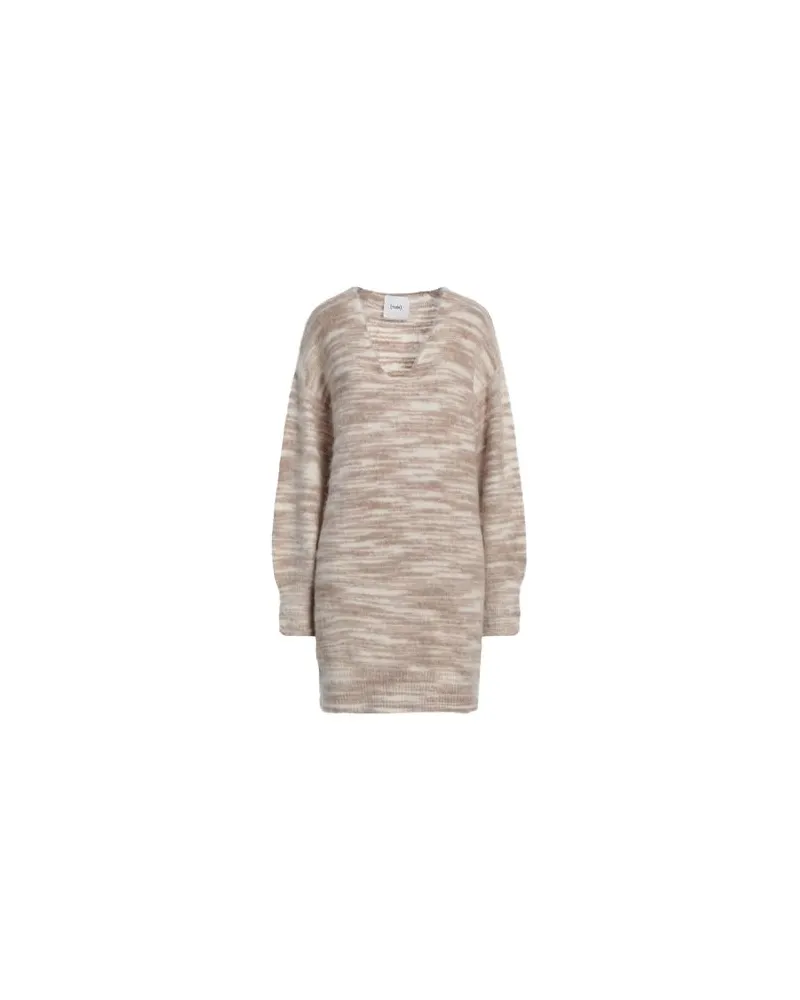 NUDE KLEIDER - Mini-Kleiderauf YOOX.COM Beige