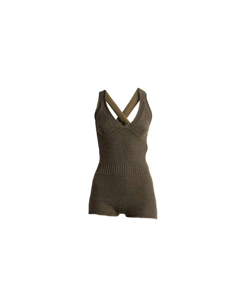 Max Mara SFILATA - OVERALLS - Playsuitsauf YOOX.COM Dunkelgrün