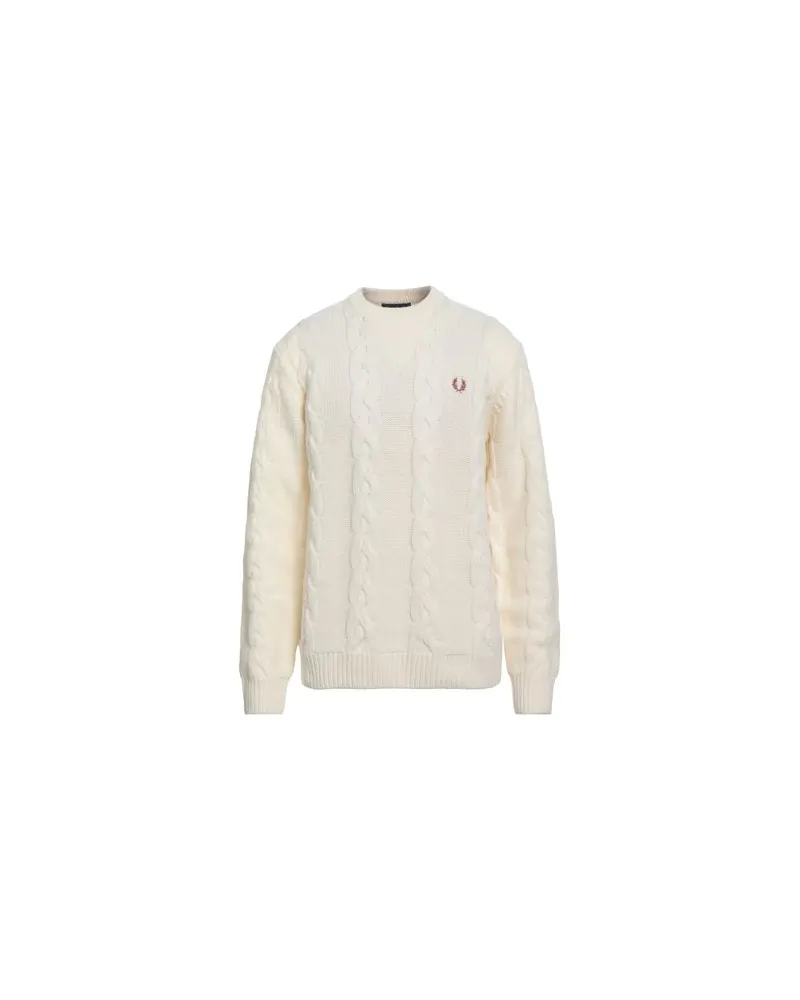 Fred Perry STRICKWAREN - Pulloverauf YOOX.COM Elfenbein