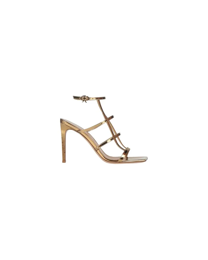 Gianvito Rossi SCHUHE - Sandalenauf YOOX.COM Gold