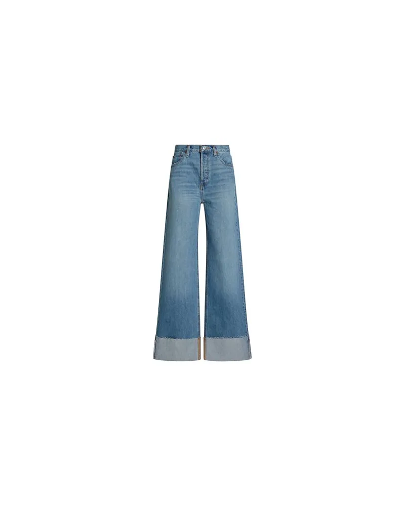 RE/DONE HOSEN & RÖCKE - Jeanshosenauf YOOX.COM Blau