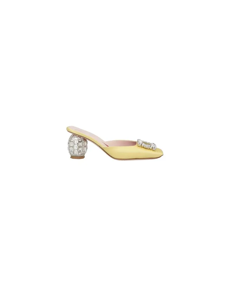 Roger Vivier SCHUHE - Mules & Clogsauf YOOX.COM Pastellgelb