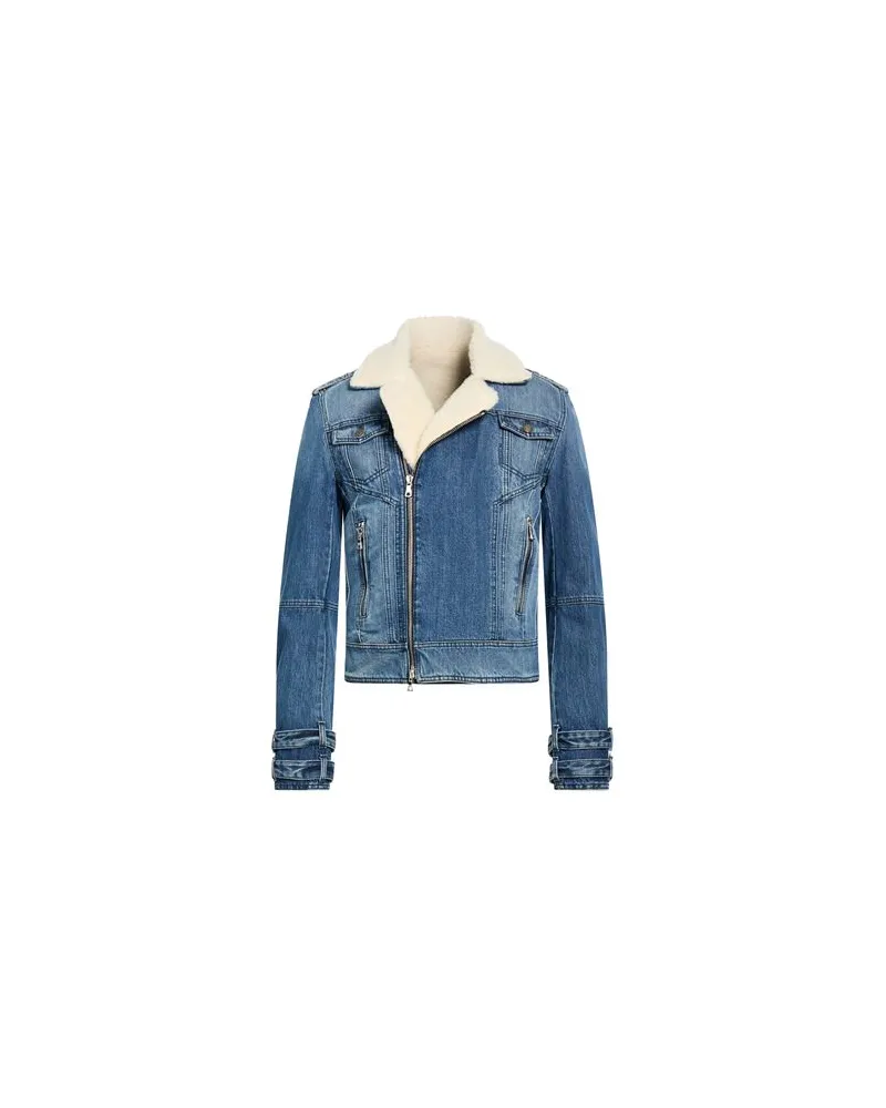 Balmain JACKEN & MÄNTEL - Jeansjacken/Mäntelauf YOOX.COM Blau