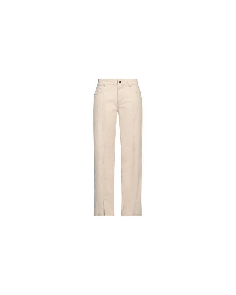 AERON HOSEN & RÖCKE - Jeanshosenauf YOOX.COM Cremeweiß