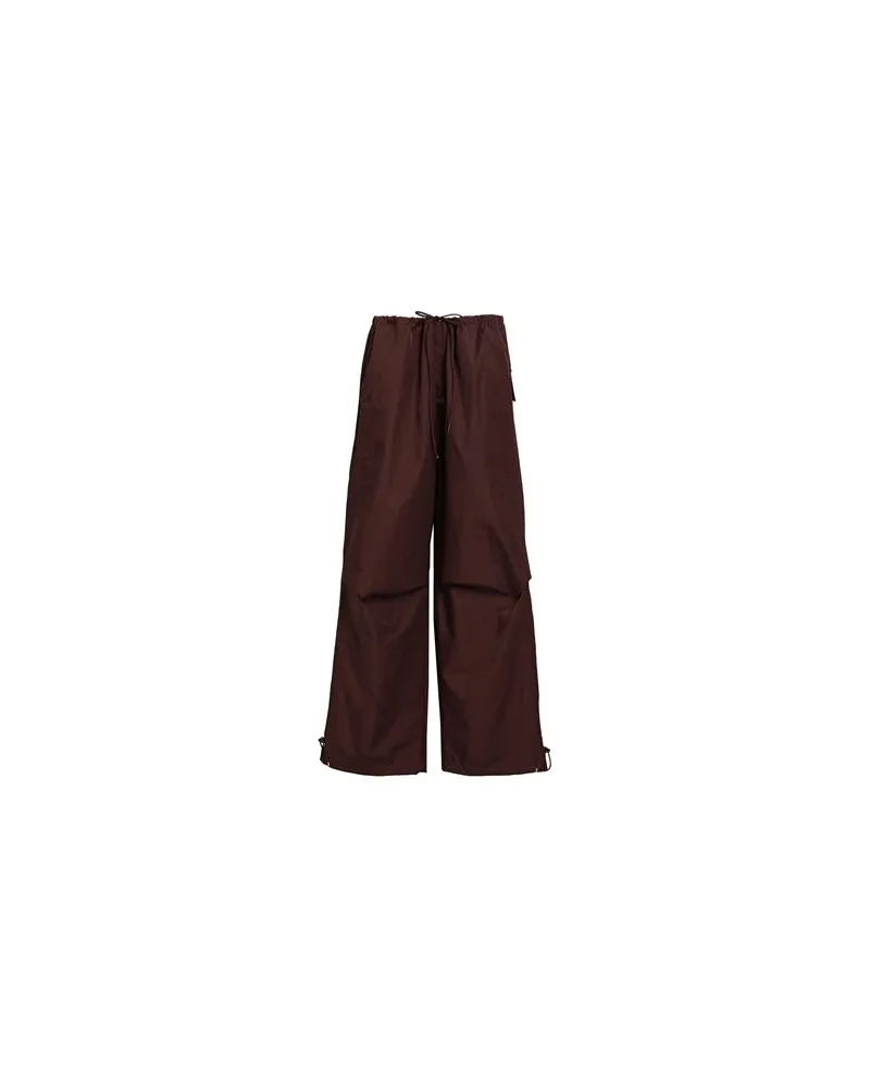 Topshop HOSEN & RÖCKE - Hosenauf YOOX.COM Schokobraun