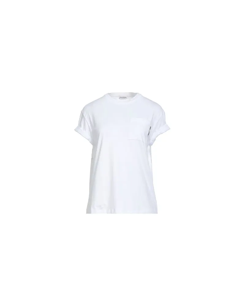 Brunello Cucinelli TOPS - T-shirtsauf YOOX.COM Weiß