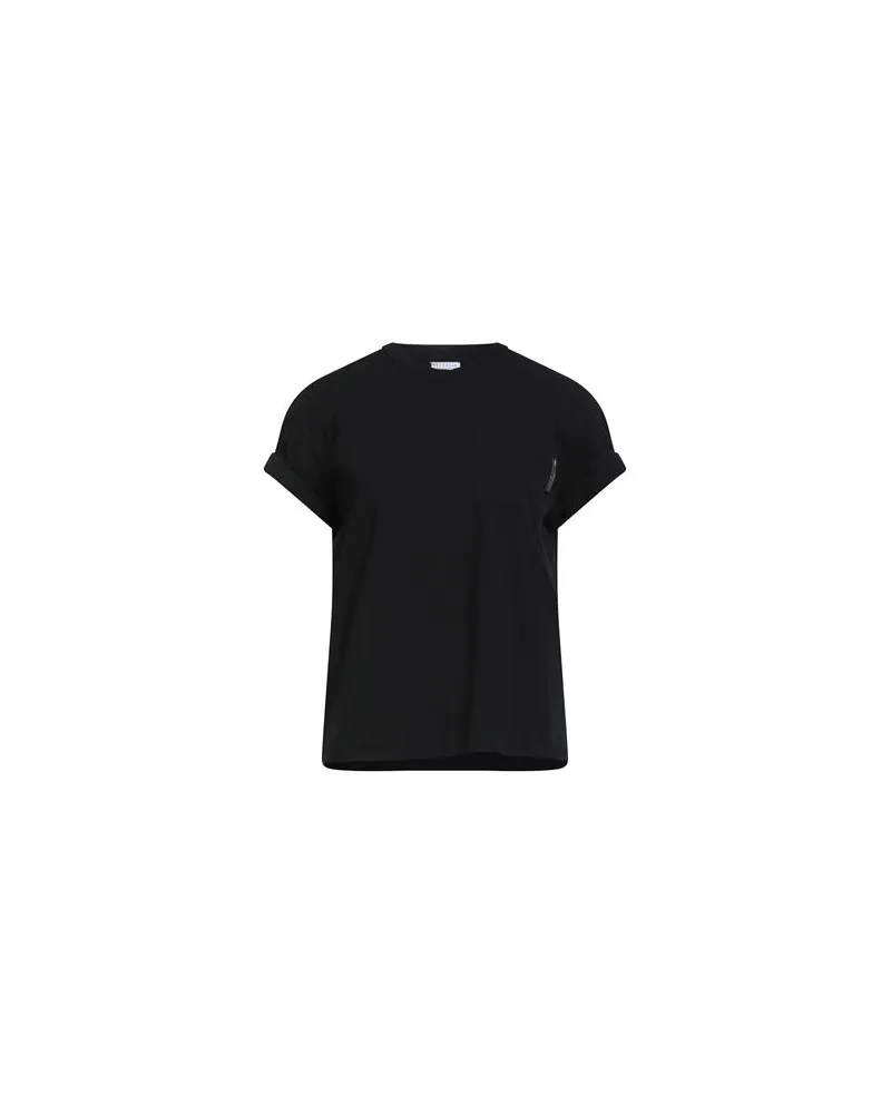 Brunello Cucinelli TOPS - T-shirtsauf YOOX.COM Schwarz