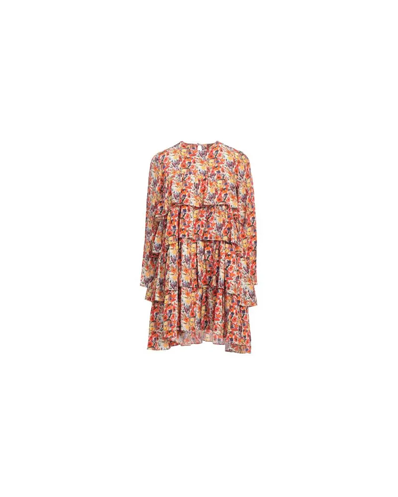 MUZUNGU Sisters KLEIDER - Mini-Kleiderauf YOOX.COM Orange