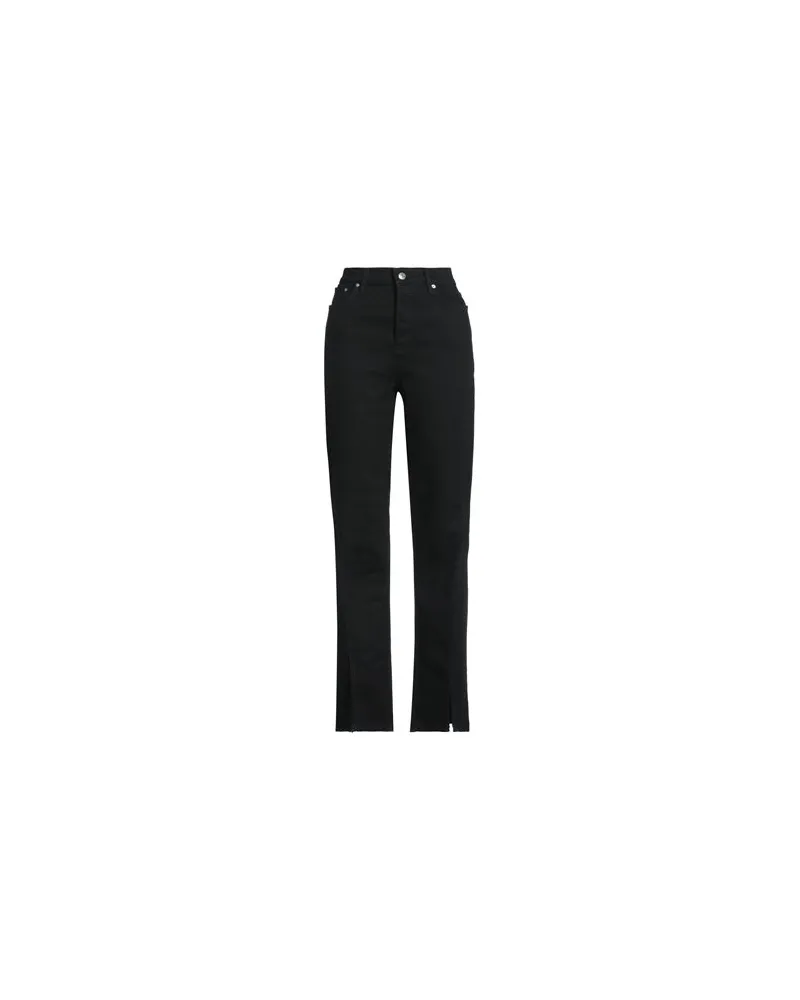 Maje HOSEN & RÖCKE - Jeanshosenauf YOOX.COM Schwarz