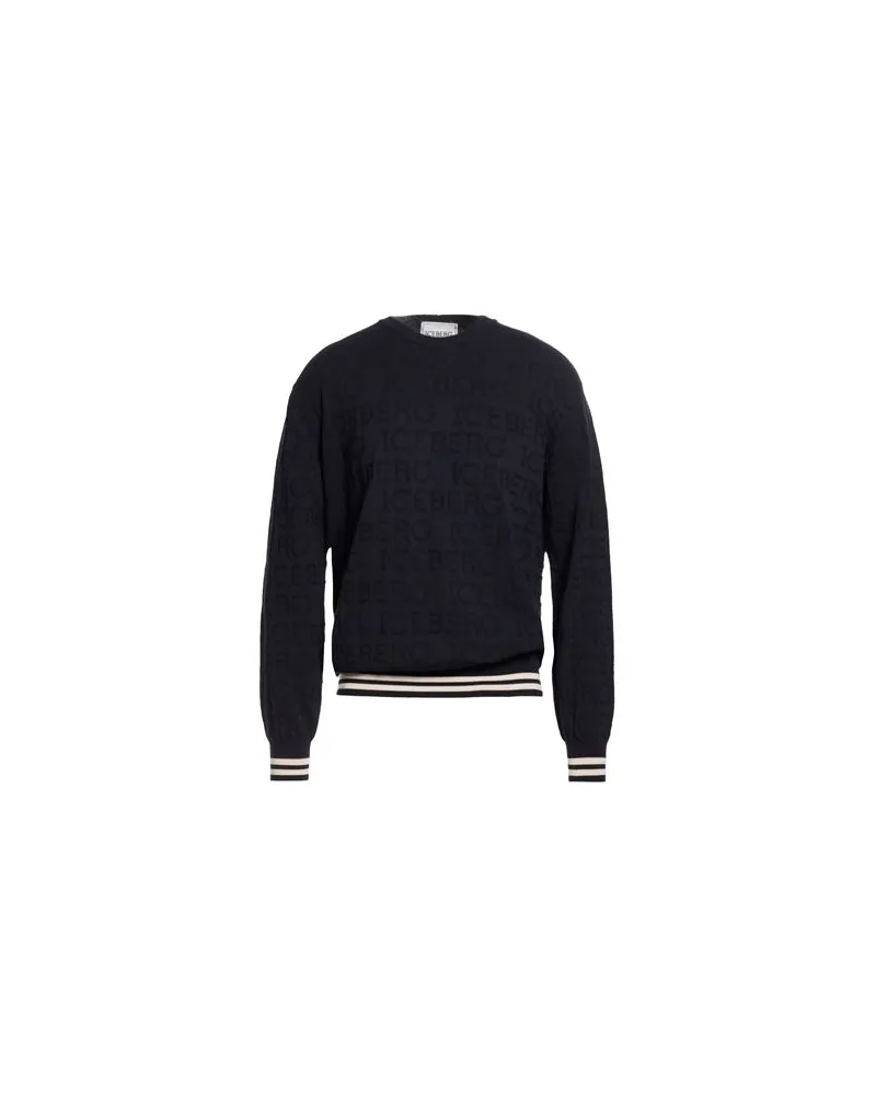 Iceberg MAGLIA GIROCOLLO - STRICKWAREN - Pulloverauf YOOX.COM Nachtblau