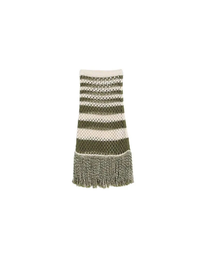 RED Valentino HOSEN & RÖCKE - Midi-Röckeauf YOOX.COM Militärgrün