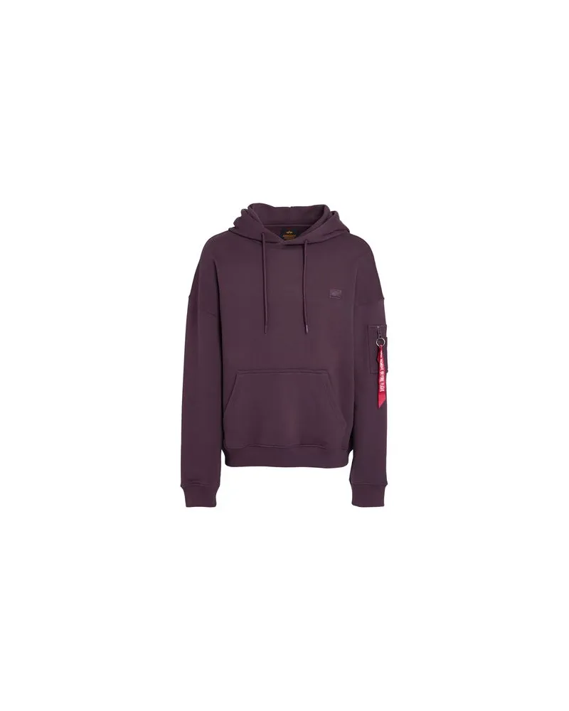 Alpha Industries TOPS - Sweatshirtsauf YOOX.COM Dunkelviolett