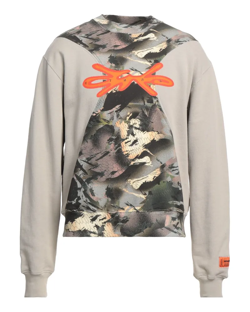 Heron Preston Sweatshirt Hellgrau