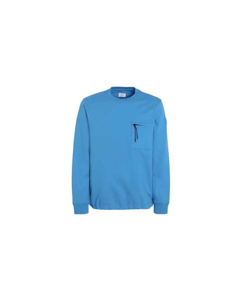 Woolrich EXTRA LIGHT CREWNECK   - TOPS - Sweatshirtsauf YOOX.COM Azurblau