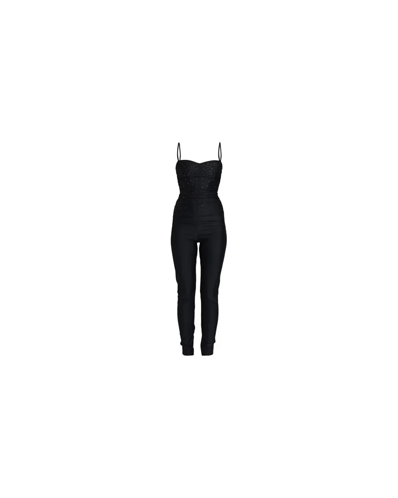 Ganni OVERALLS - Jumpsuitsauf YOOX.COM Schwarz