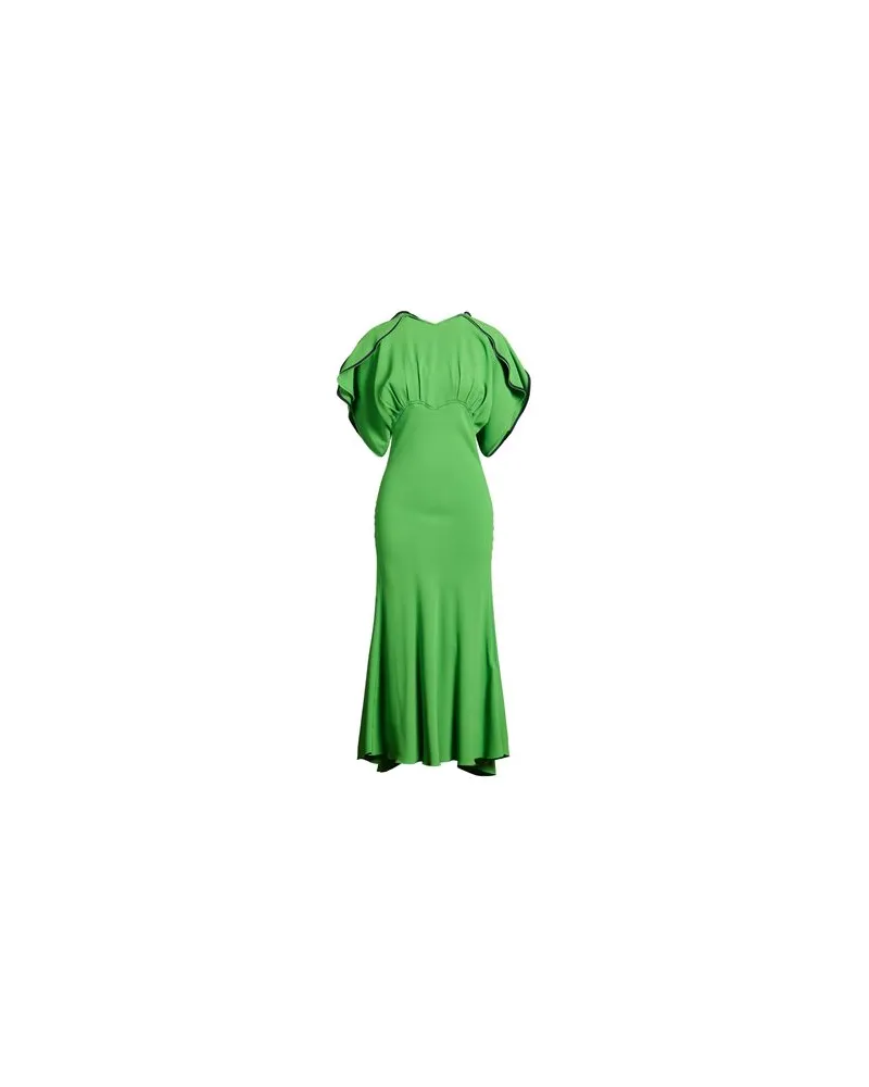 Victoria Beckham KLEIDER - Maxi-Kleiderauf YOOX.COM Grün