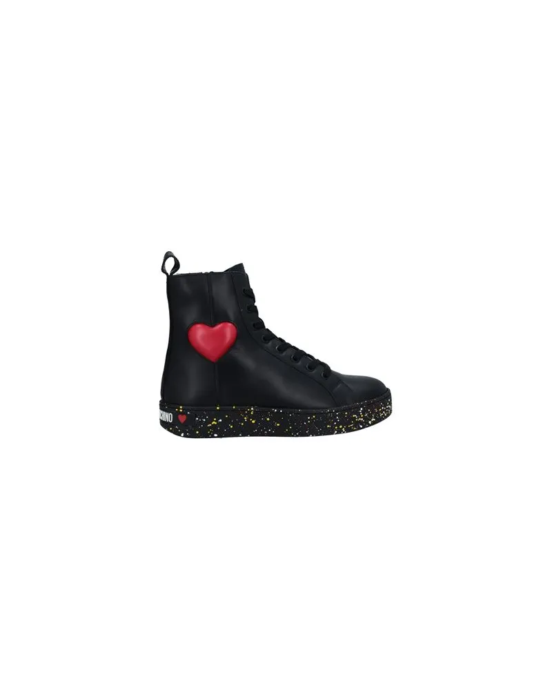 Moschino SCHUHE - Sneakersauf YOOX.COM Schwarz