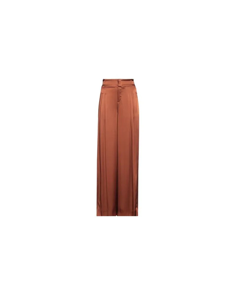 Alberta Ferretti HOSEN & RÖCKE - Hosenauf YOOX.COM Rostrot